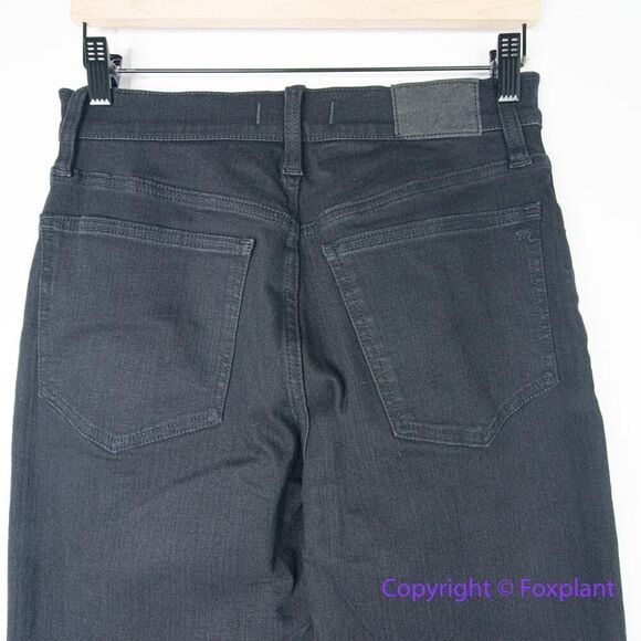 NEW Madewell The Perfect Vintage Wide-Leg Jean in Black Rinse Wash,‎ 28 - Picture 10 of 15